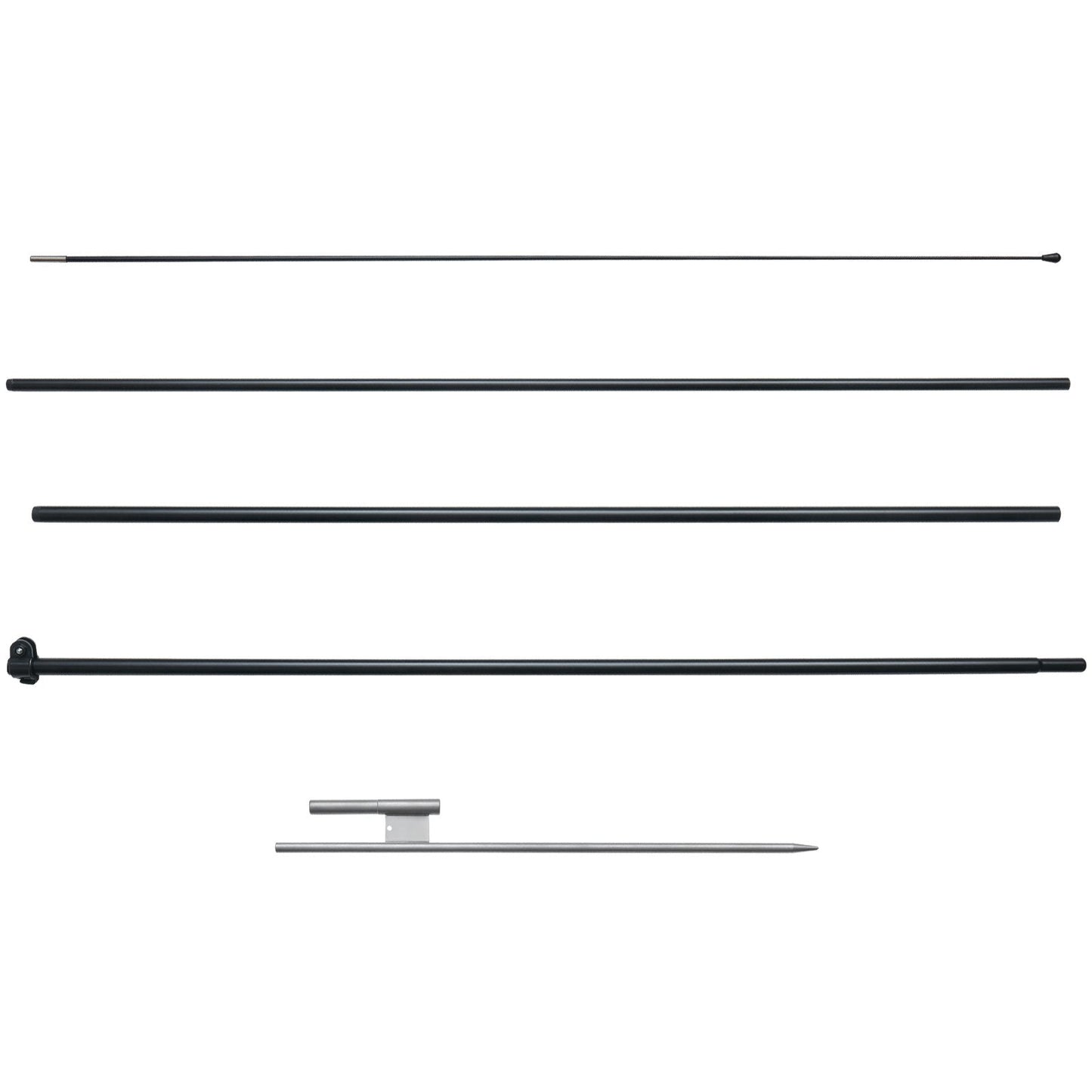 Feather Flag Pole Kit, Swooper Flag Pole Set 16.3 ft, Sign Flag Poles for Business Advertising Flags Outdoor, with A Ground Stake and Carrying Bag (Flag Not Included)