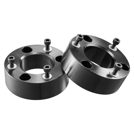 76.2 mm Front and 50.8 mm Rear Leveling Lift Kit for 2007-2023 Silverado 1500 2WD/4WD, 2007-2023 Sierra 1500 2WD/4WD, Chassis Level Kit with 2 Front Strut Spacers, 2 Rear Lift Blocks, 2 U-Bolts.