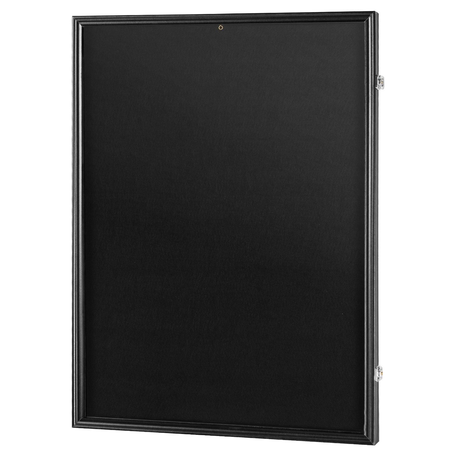 2PCs Jersey Display Frame Case, 590 x 790 x 40 mm, Large Lockable Sport Jersey Shadow Box with 98% UV Protection PC Glass and Hangers, for Baseball Basketball Football Hockey Shirt and Uniform.