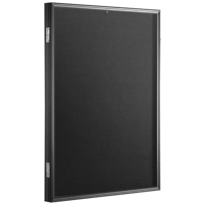 2PCs Jersey Display Frame Case, 590 x 790 x 40 mm, Large Lockable Sport Jersey Shadow Box with 98% UV Protection PC Glass and Hangers, for Baseball Basketball Football Hockey Shirt and Uniform.