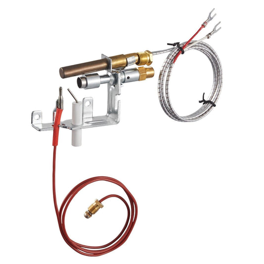 Gas Pilot Assembly, OE 103779-01, PP231, NG8218 Fireplace Natural Gas Ignition Replacement, Compatible with CIVF-25, CIVF-25CF, VFH-33M, VFH-33R, VFH-33T, VFHS-20R, VFSR-16, VFSR-18 Models.