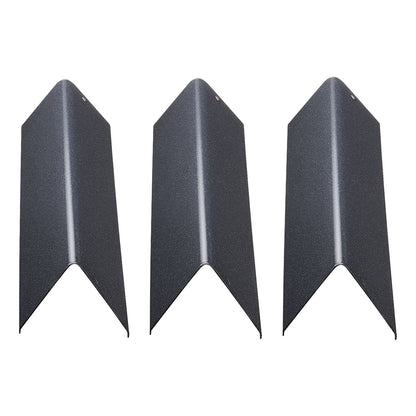 Flavorizer Bars, 39cm Grill Replacement Part, for Weber Spirit I & II 200 Series Grills, Including Spirit ll E-210, ll E-220, ll S-210, E-210, S-210, Porcelain-enameled Steel Heat Plate, 3 Pack