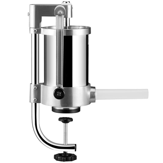 Sausage Stuffer 2.5LBS/1.5L Capacity Homemade Sausage Maker Stainless Steel.