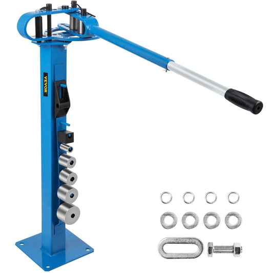 YP-38 Metal Bender 1"-3" Flat Bar Square Rod Bending 7 Dies w/ Floor Stand.
