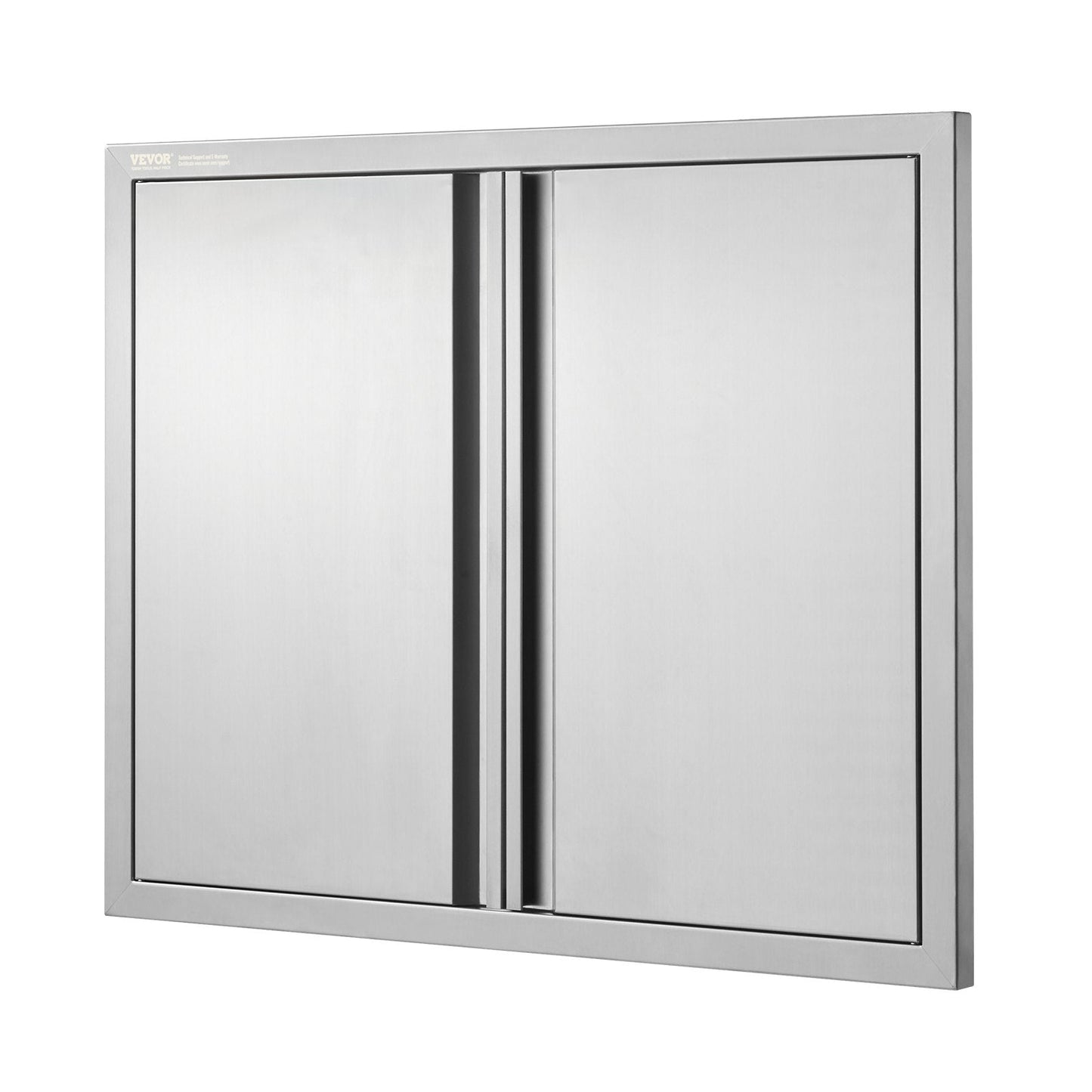 BBQ Access Door, 787x609 mm Double Outdoor Kitchen Door, Stainless Steel Flush Mount Door, Wall Vertical Door with Recessed Handles , for BBQ Island, Grilling Station, Outside Cabinet