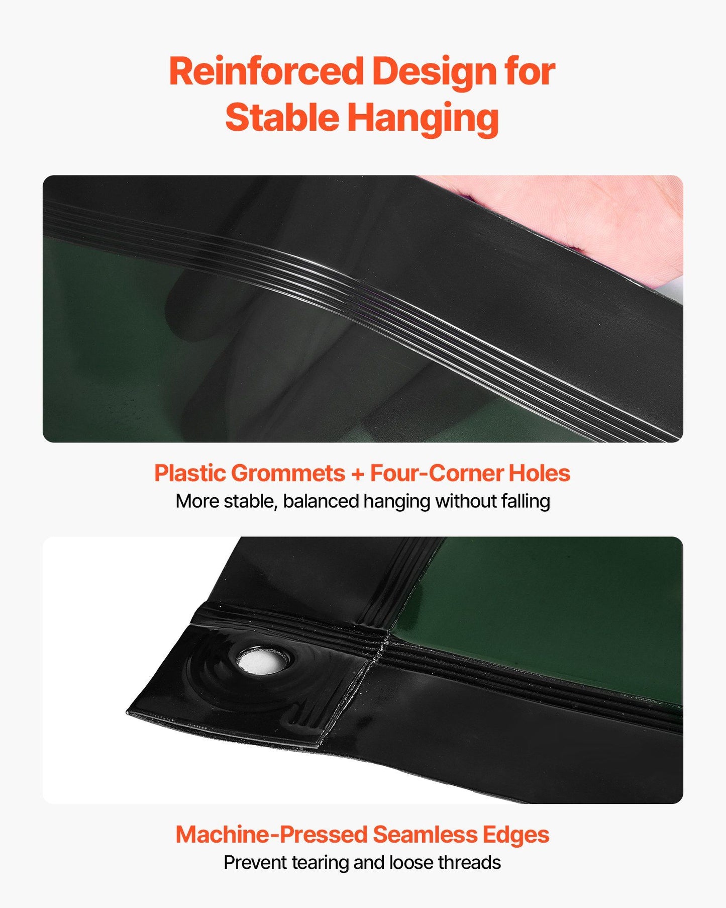 Welding Screen with Frame, 3-Panel 1.74 x 2.34m Welding Curtain Screen, Flame-Resistant Vinyl Protection Screens with 12 Wheels & 6-Level UV Protection for Workshop/Industrial Use, Dark Green