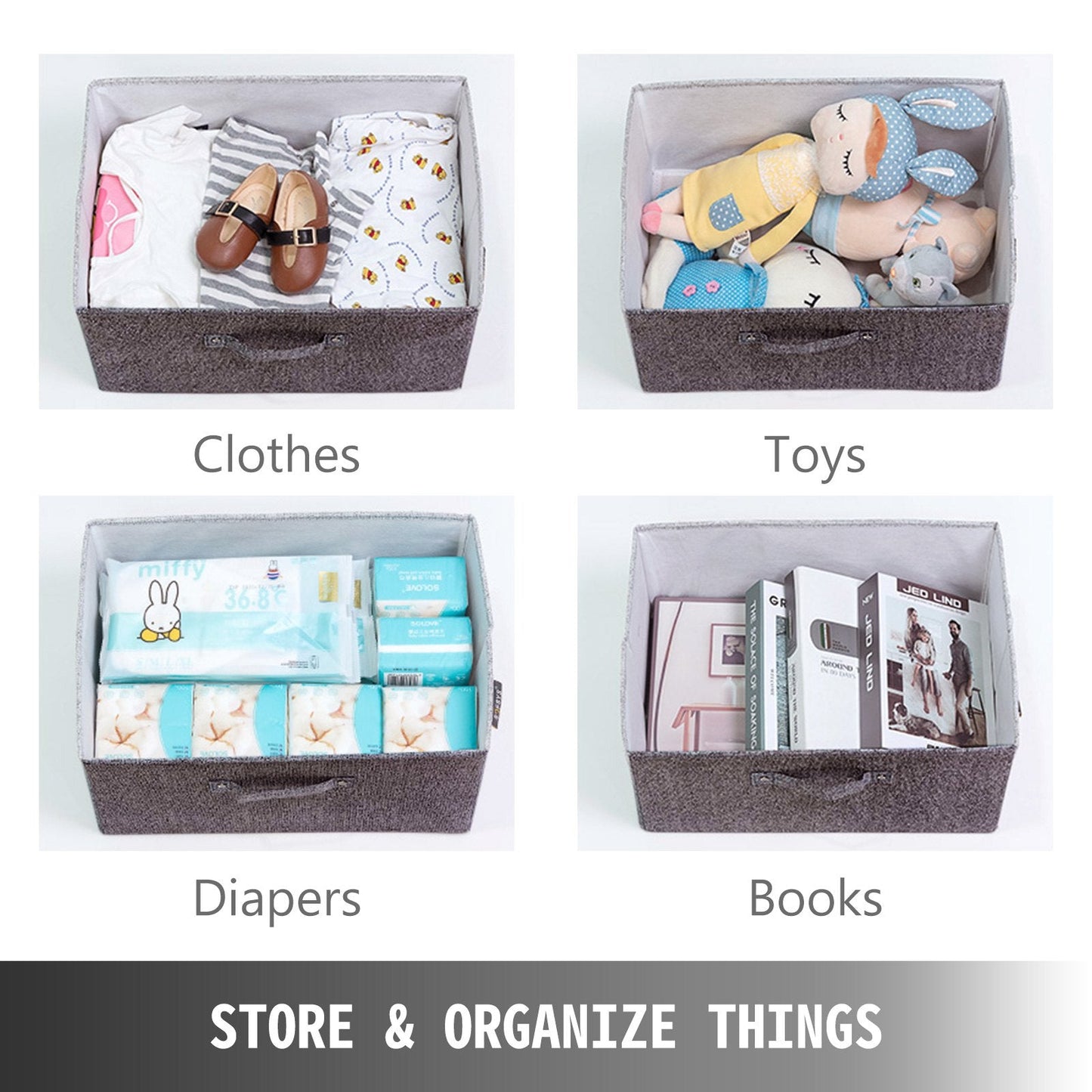 Dresser Storage Tower with 5 Fabric Drawer Steel Frame Storage Cabinet Bin Storage Organizer Unit Fabric Cube Dresser Chest Cabinet Coffee Wide (Coffee/Wide)