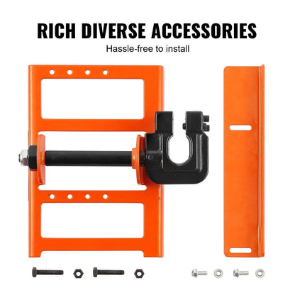Chainsaw Mill, Vertical Lumber Cutting Guide with 5.1-15.2cm Cutting Width, Cast Iron Portable Timber Chainsaw Attachment, Lightweight Wood Timber Milling Attachment for Builders and Woodworkers.