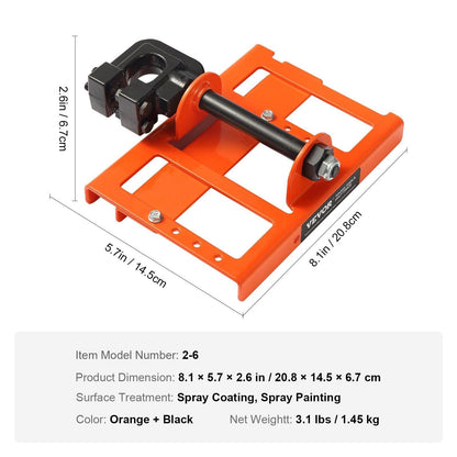 Chainsaw Mill, Vertical Lumber Cutting Guide with 5.1-15.2cm Cutting Width, Cast Iron Portable Timber Chainsaw Attachment, Lightweight Wood Timber Milling Attachment for Builders and Woodworkers.