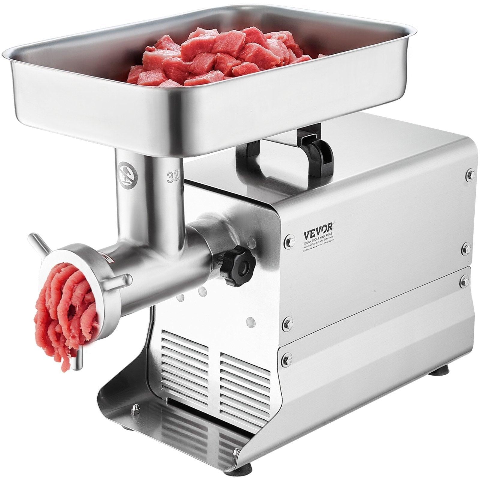 Commercial Electric Meat Grinder 21 Lbs/Min Sausage Stuffer Maker Kitchen.