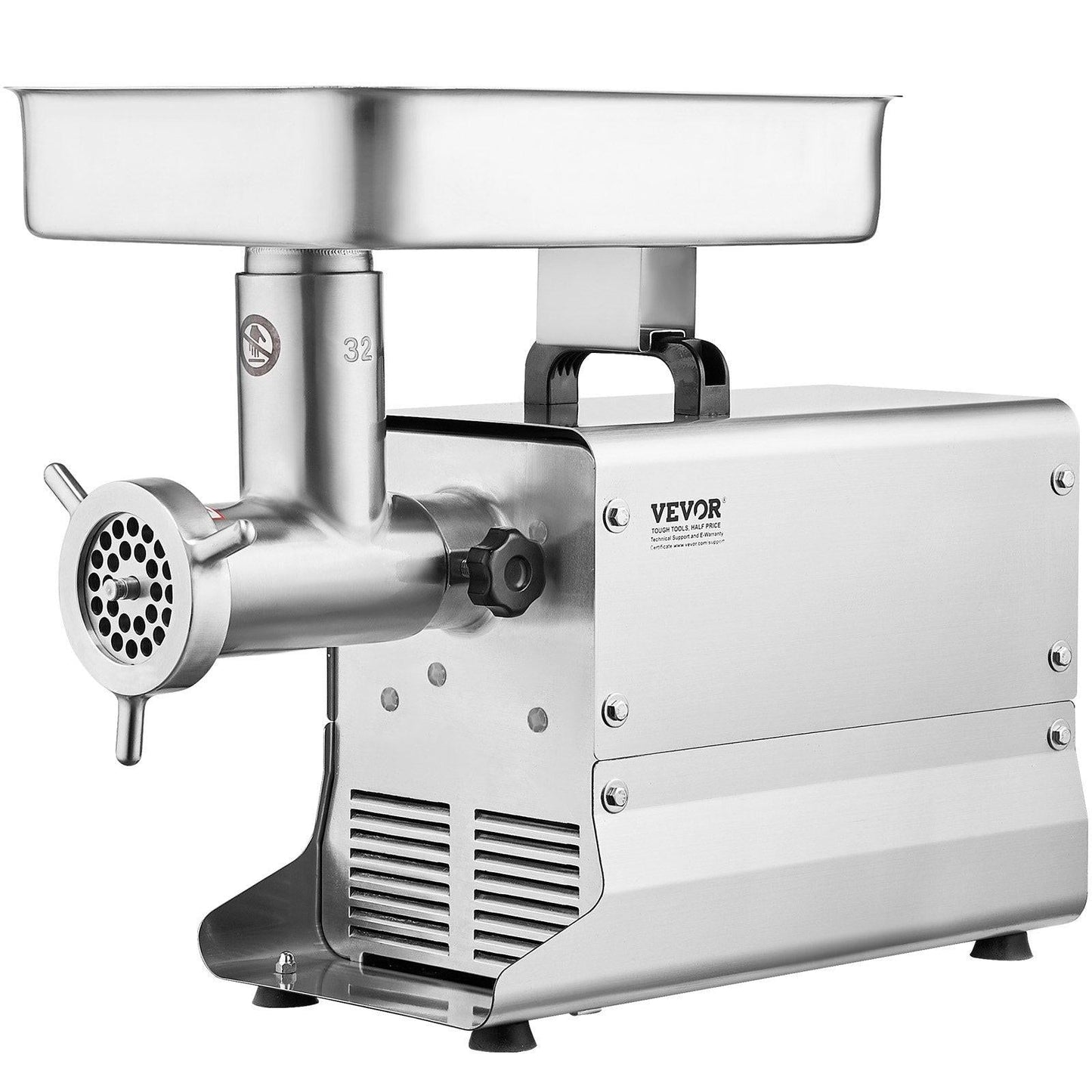 Commercial Electric Meat Grinder 21 Lbs/Min Sausage Stuffer Maker Kitchen.