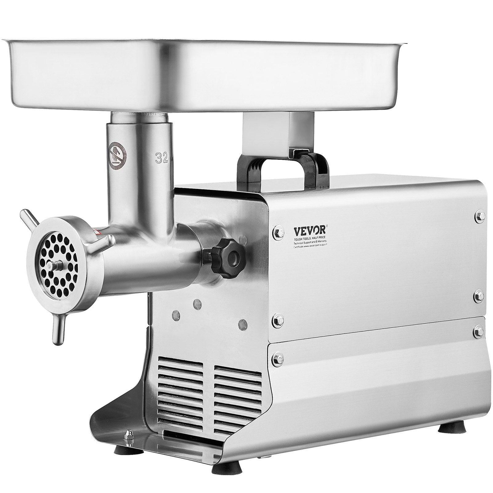 Commercial Electric Meat Grinder 21 Lbs/Min Sausage Stuffer Maker Kitchen.