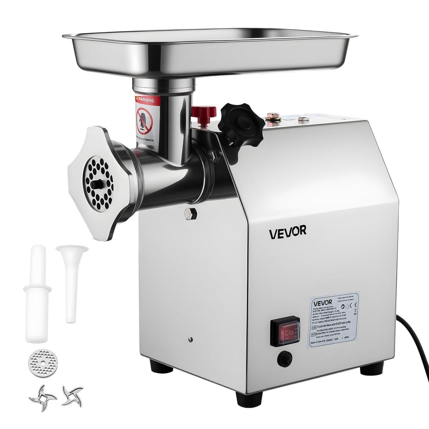 Commercial Electric Meat Grinder 5.5 Lbs/Min Sausage Stuffer Maker Kitchen.