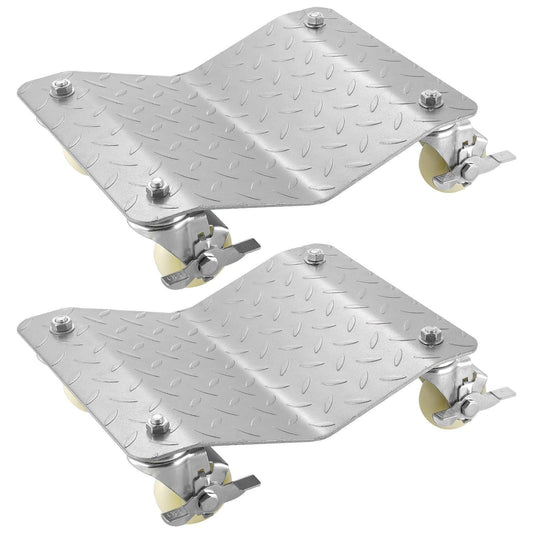 2 Pcs Tire Wheel Dollies 12"X16" Platform Size Wheel Car Dolly 3" Caster Wheel Dolly for Vehicle Car Auto Repair (2 Pcs).