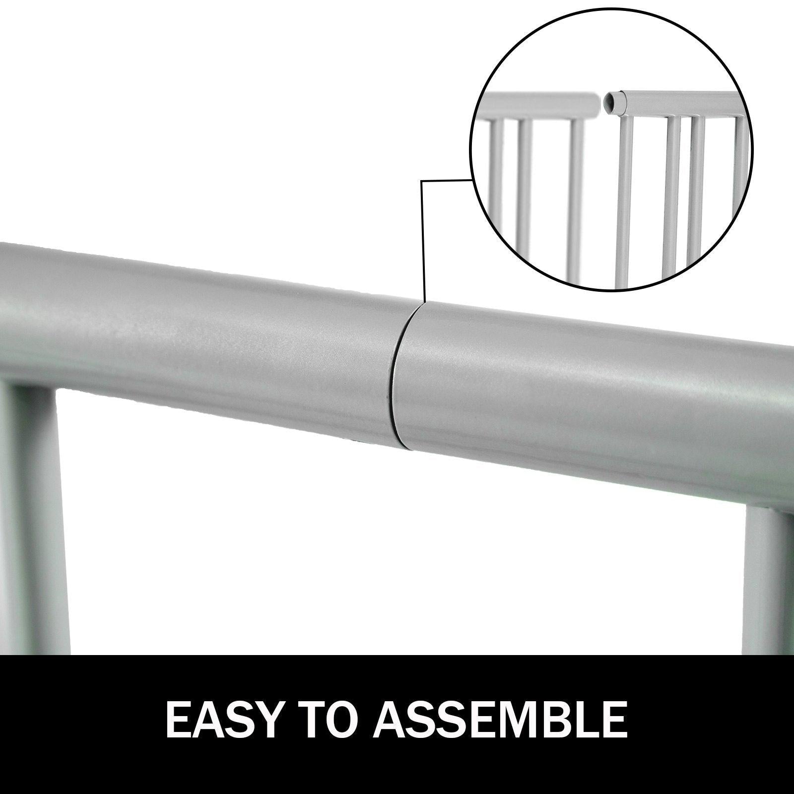 10 Holders Floor Bike Rack, 59" Length All-Steel Grid Bike Rack, 10-Bike Capacity Dual-Side Storage Stand for Garages Streets Yards Bike Events.
