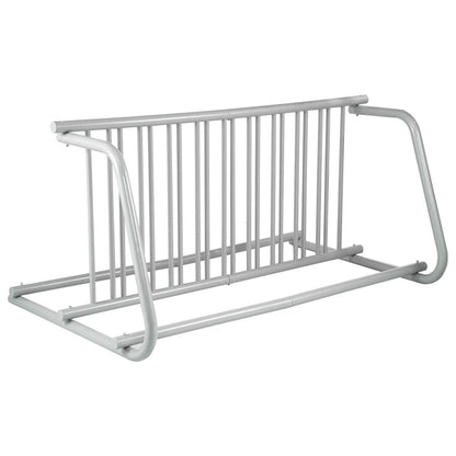 10 Holders Floor Bike Rack, 59" Length All-Steel Grid Bike Rack, 10-Bike Capacity Dual-Side Storage Stand for Garages Streets Yards Bike Events.