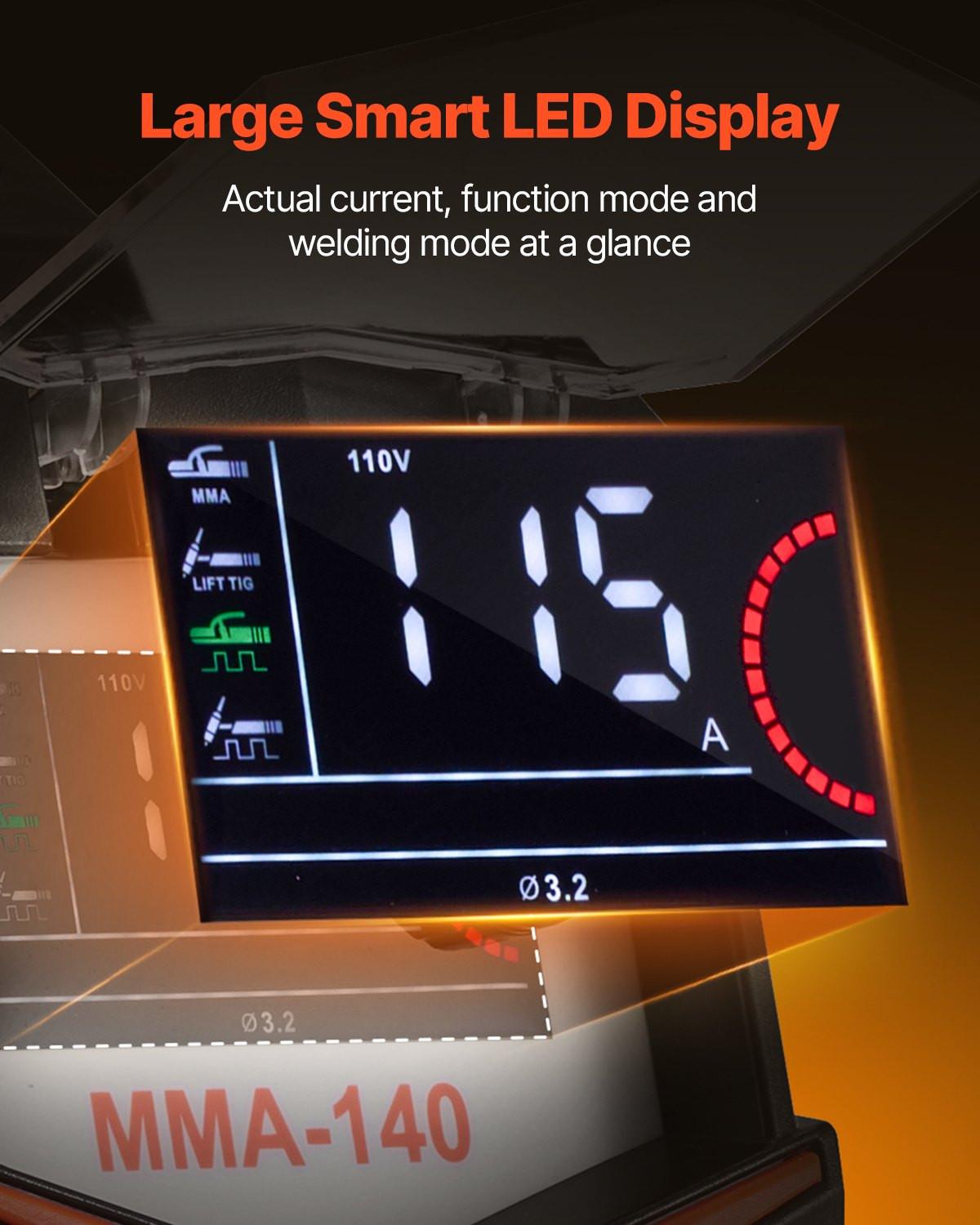 TIG Welder 4-In-1 Welding Machine Pulse MMA Lift STICK IGBT Inverter LED.