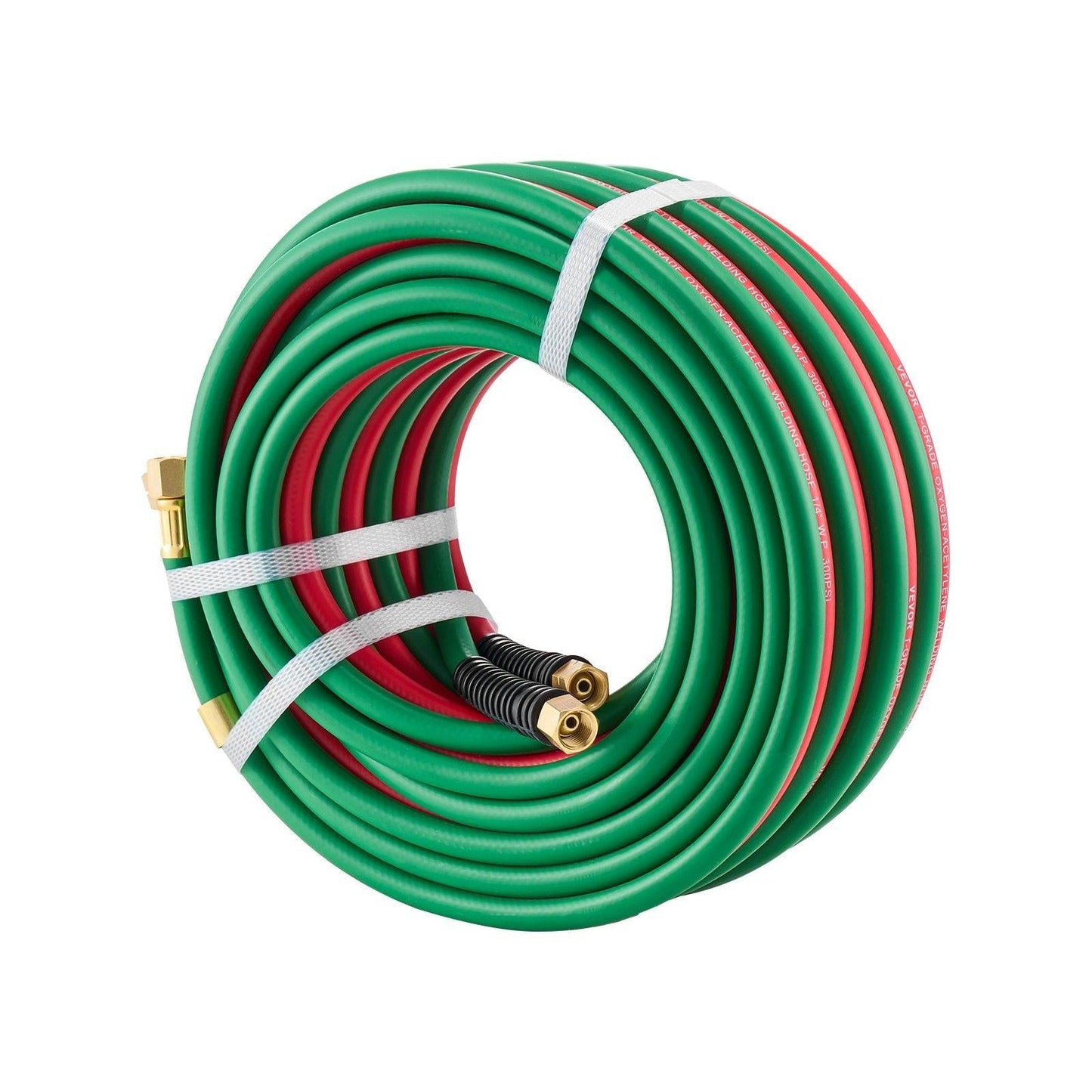 Oxygen Acetylene Hose 1/4-Inch x 50FT T Grade Hose 300PSI Max Working Pressure.