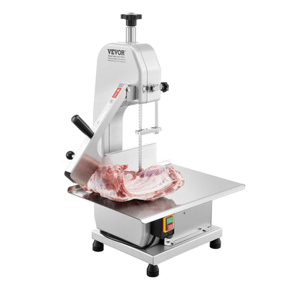 650W Commercial Electric Meat Bandsaw Stainless Steel Bone Sawing Machine.