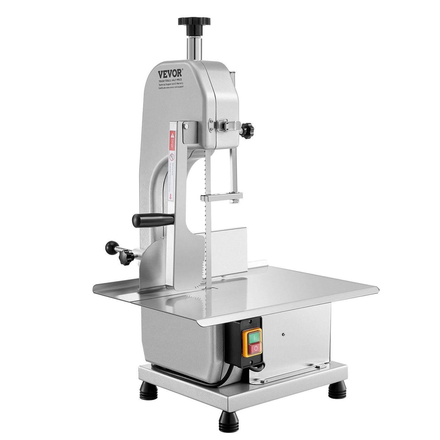 650W Commercial Electric Meat Bandsaw Stainless Steel Bone Sawing Machine.