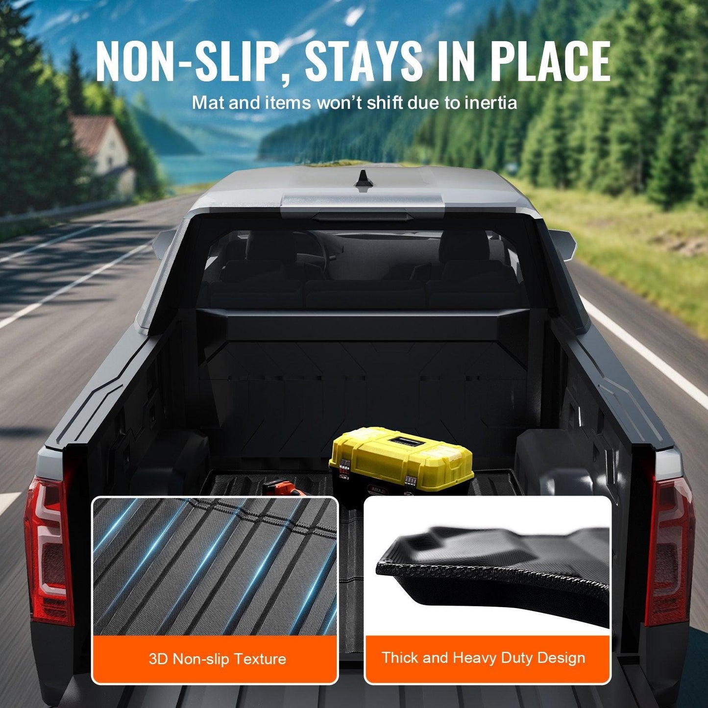 Truck Bed Mat Fit 2023-2024 Chevrolet Colorado/GMC Canyon Truck Bed Liner.
