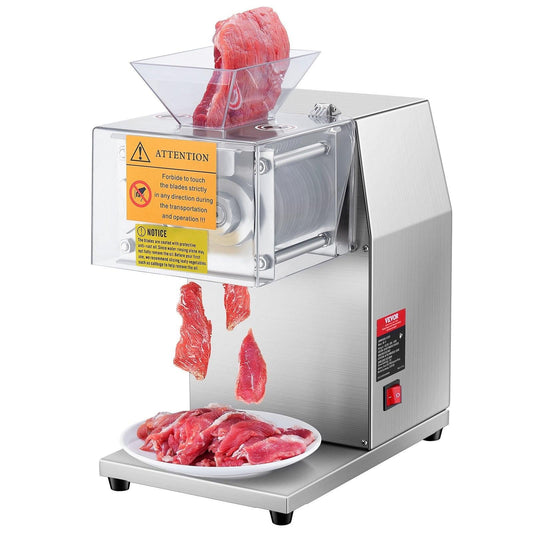 Electric Meat Cutter Machine 850W Commercial Meat Slicer Cutting Machine.