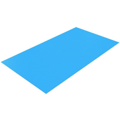 Solar Pool Cover, 24 x 12 ft Rectangle Solar Blanket for Pools, Inground Above Ground Swimming Pool Solar Cover, 8 mil Solar Covers Blue