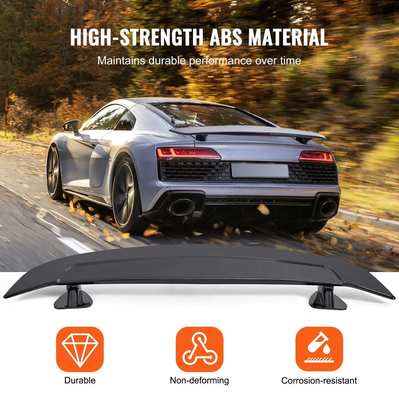 Universal Rear Spoiler 46.3'' GT Style Trunk Wing for Sedans and Coupes.