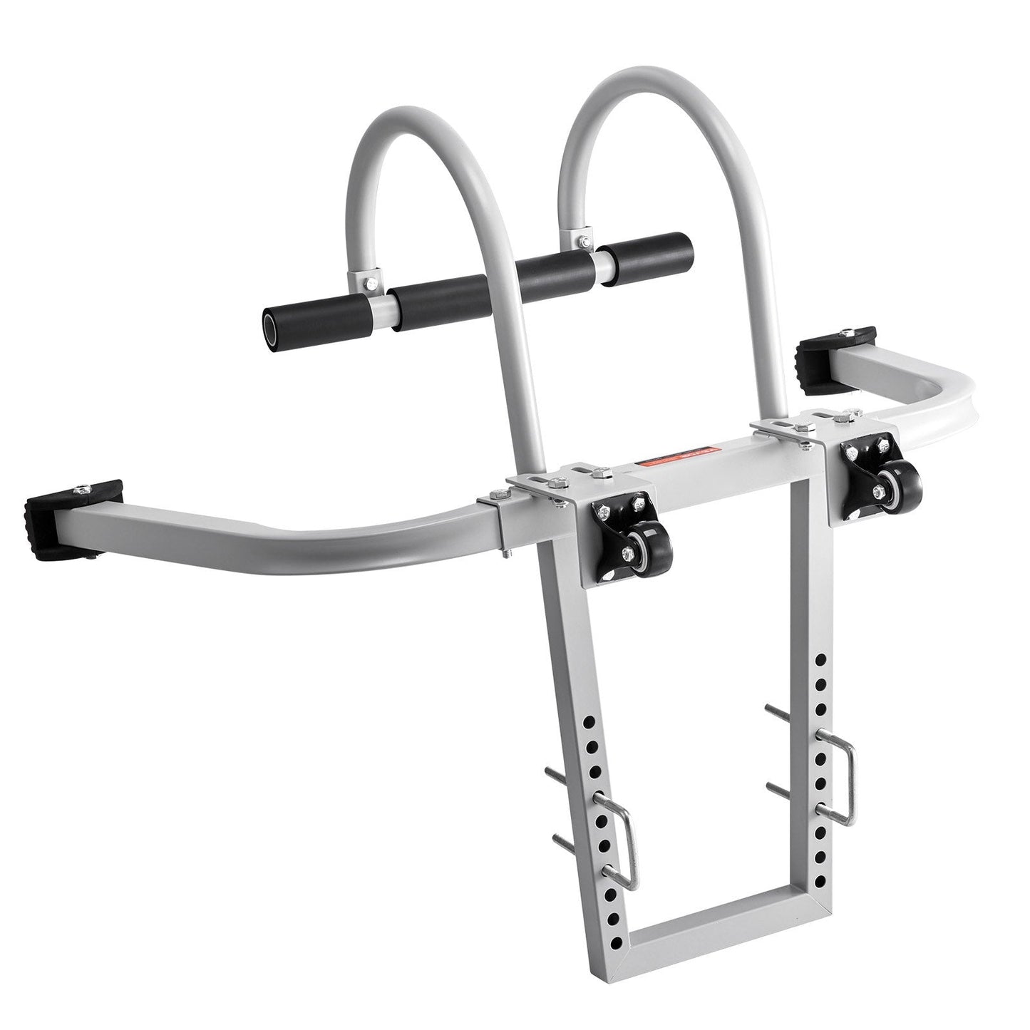 Ladder Stabilizer, 2 in 1 Extension Wall Ladder Standoff Hook, Roof Ridge Ladder Accessories Both Horizontally and Vertically, Heavy-duty Steel Rubber Grip T-Bar, Quick Access to Steep Roofs