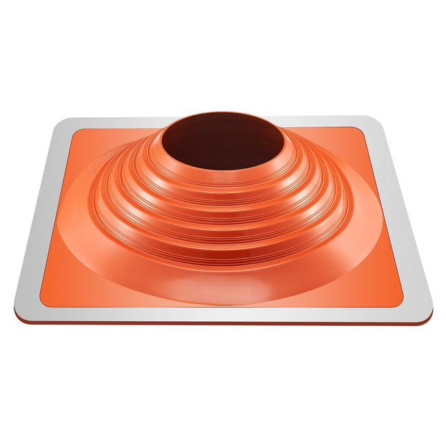 Roof Pipe Flashing Boot, Fit Pipe OD 254 to 457 mm, Flexible Silicone Roofing Jack Pipe Flashing, High Temp -74℃ to 225℃, Lasting Square Metal Base, for Chimney, Wood Stove & Outdoor Vent Pipes Hover Image