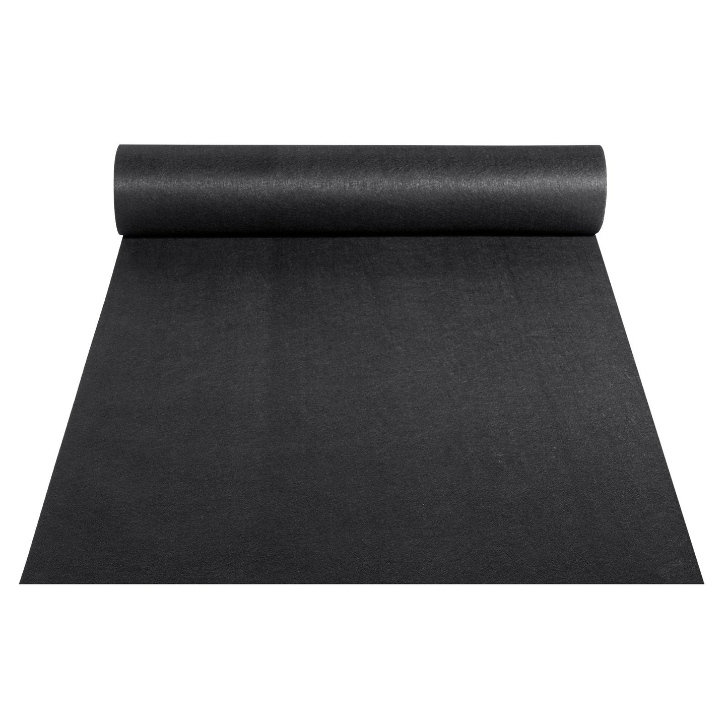 Non Woven Geotextile Fabric Under Gravel, 6x100FT 8OZ Driveway Fabric Landscape Fabric, Heavy Duty Weed Barrier Fabric, Ground Cover Weed Control Fabric, French Drains Drainage Fabric, Black