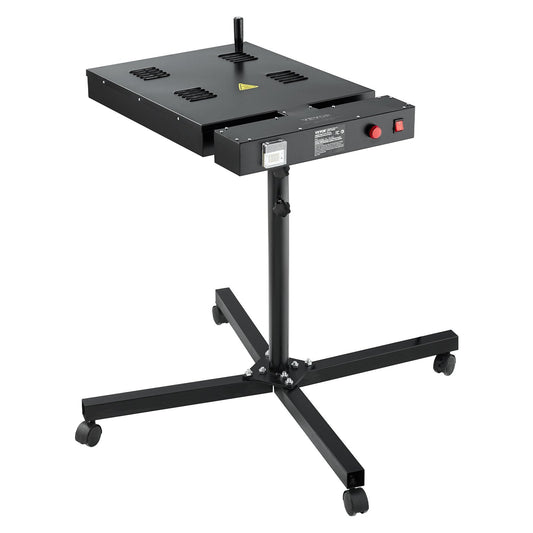 Flash Dryer, 18 x 18 inch Flash Dryer for Screen Printing, 0-750â Temperature Control, High Power Silk Screen Printing Dryer with Height Adjustable Stand, 360Â° Rotation, T-Shirt Curing Machine.