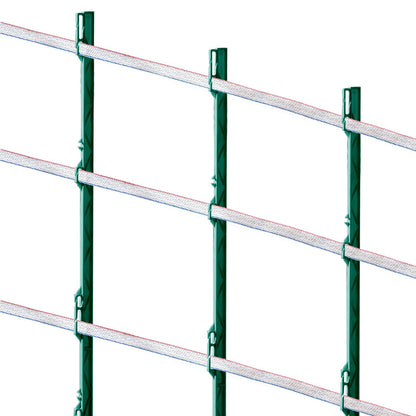 Electric Fence Tape, 1640Ft 500M Polytape Fencing Hot Wire, 3/4" Width 6 Stainless Steel Strands for Reliable Conductivity, UV & Rust Resistance, Portable Polywire for Horse Cattle Livestock
