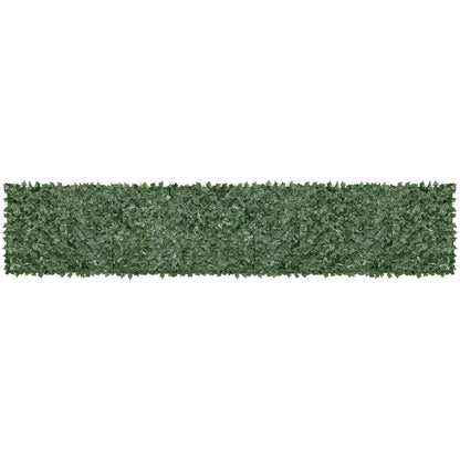 Ivy Privacy Fence, 39 x 198in Artificial Green Wall Screen, Greenery Ivy Fence with Mesh Cloth Backing and Strengthened Joint, Faux Hedges Vine Leaf Decoration for Outdoor Garden, Yard, Balcony