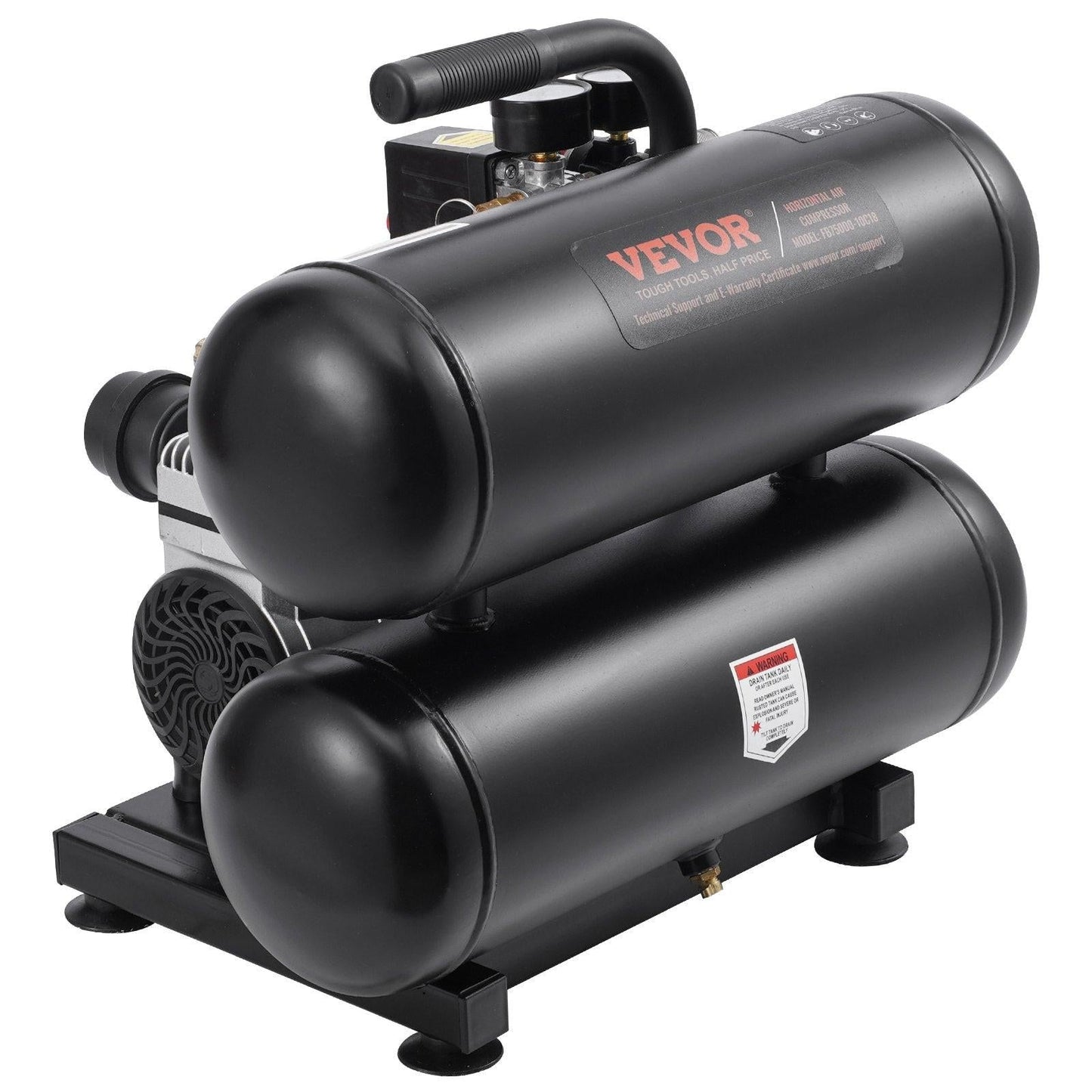 Air Compressor Compact Portable Oil Free Compressor 18L 90 PSI.
