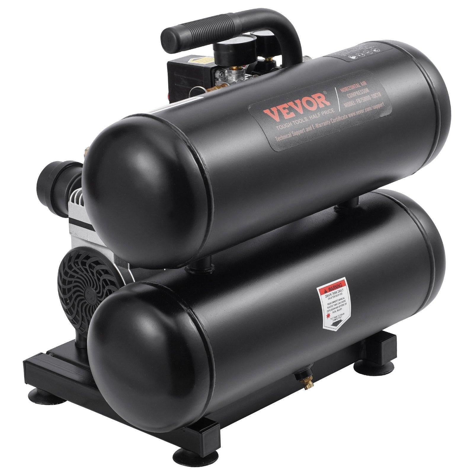 Air Compressor Compact Portable Oil Free Compressor 18L 90 PSI.