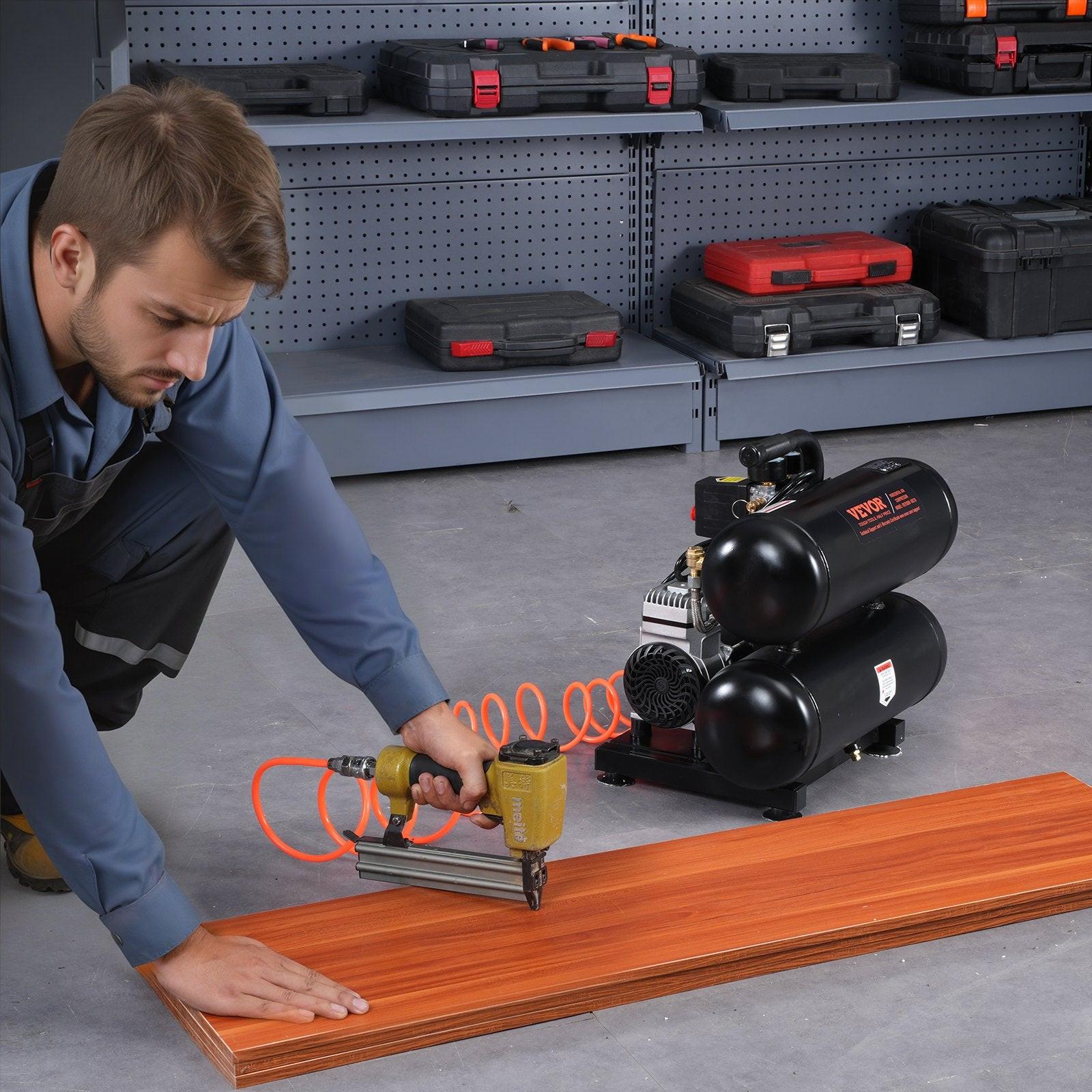 Air Compressor Compact Portable Oil Free Compressor 18L 90 PSI.