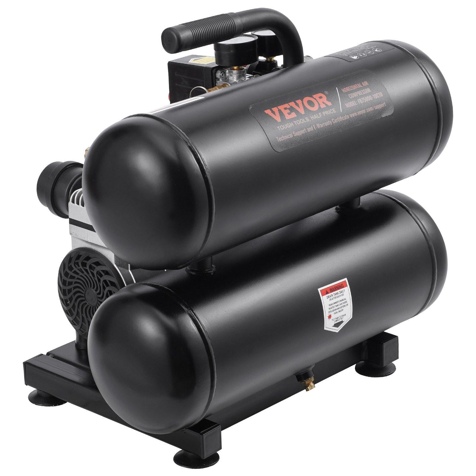 Air Compressor Compact Portable Oil Free Compressor 18L 90 PSI.