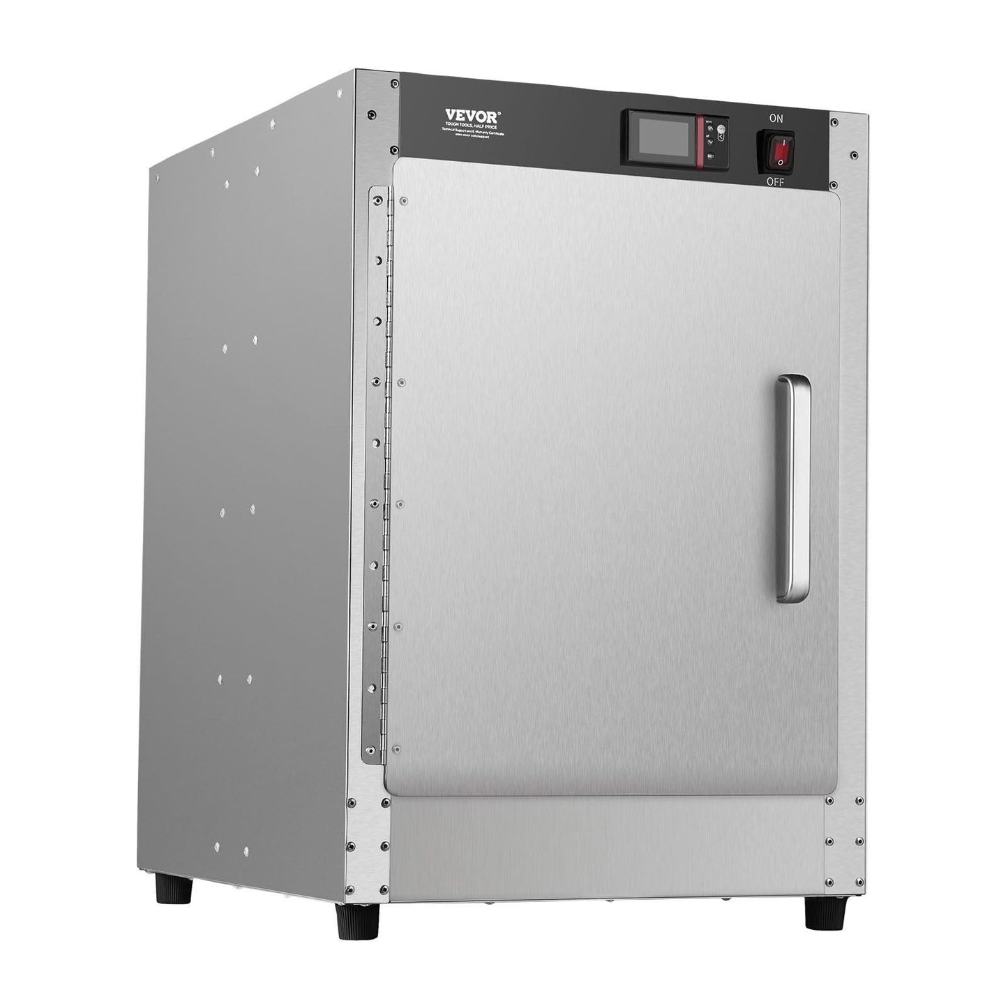 Hot Box Food Warmer, 5-Tier Concession Warmer with Water Tray, 5 Pans, Single-door and Adjustable Shelves, Stainless Steel Food Warmer Cabinet, Ideal for Storing Pizza, Chicken, Restaurant.