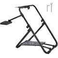 Foldable Racing Steering Wheel Stand, Height Adjustable Universal Base Compatible with Logitech & Thrustmaster Racing Wheel and Pedal, Heavy-duty Frame Standard GT/Formula Seating Portable