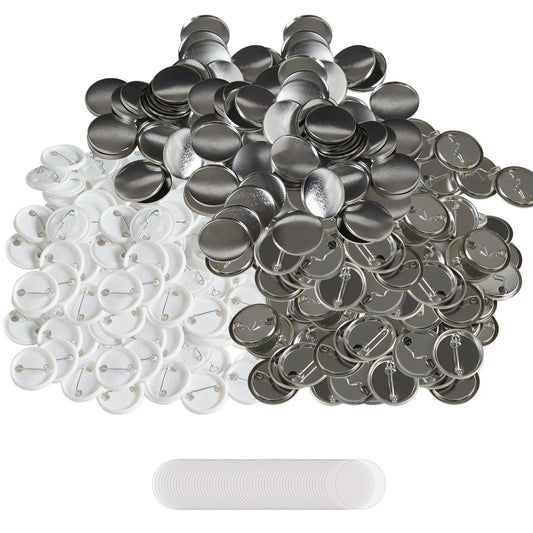1.25" 32mm Button Badge Parts Supplies for Button Maker Machine 500 Sets.