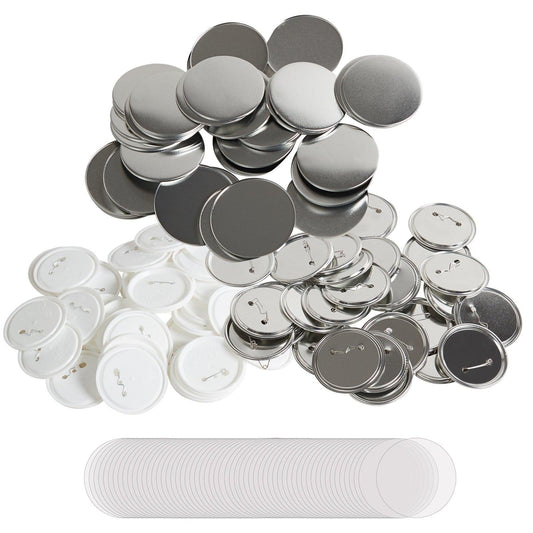 2.25" 58mm Button Badge Parts Supplies for Button Maker Machine 500 Sets.