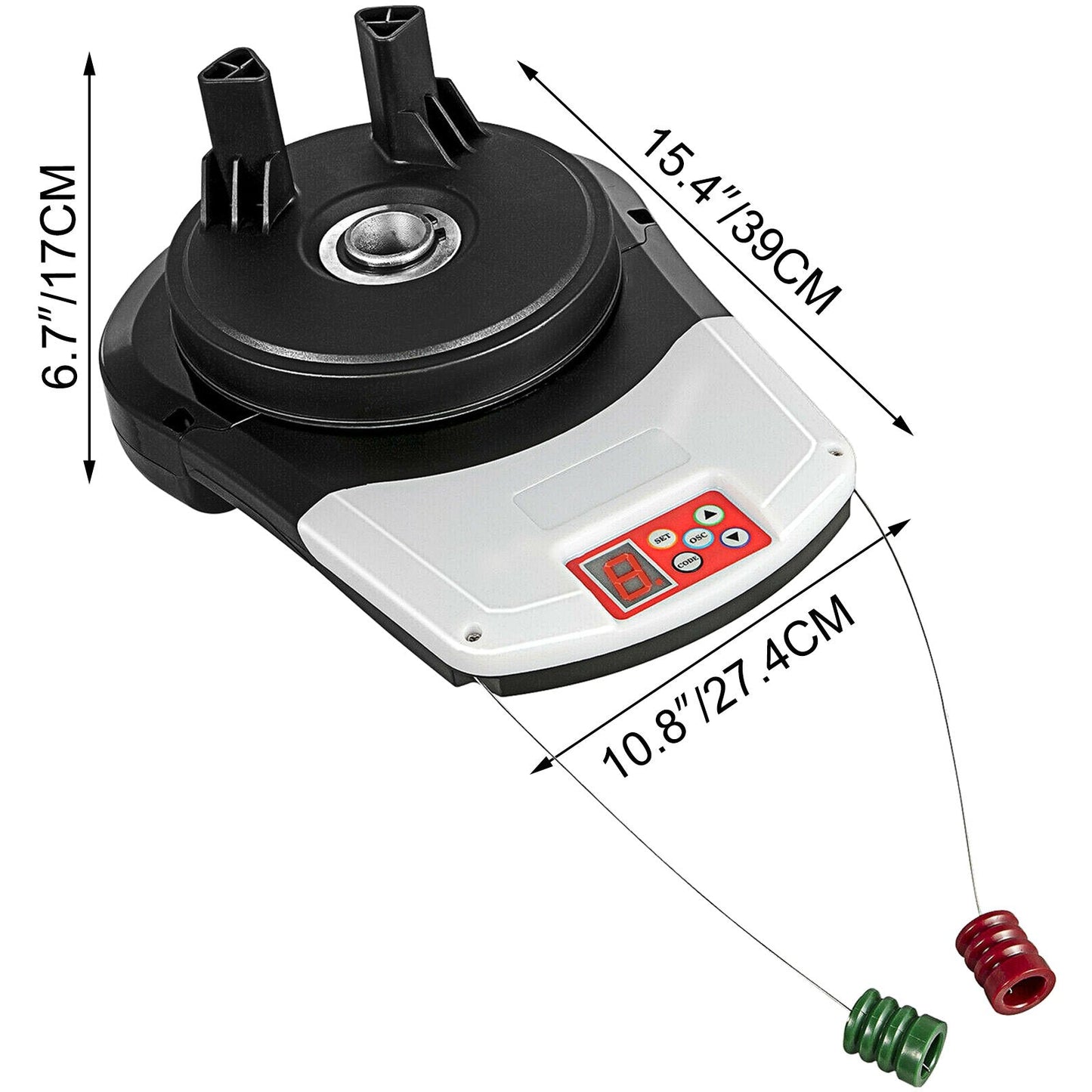 Garage Roller Door Opener, 800 N Lift Force 164 ft Remote Control, 220V Electric Roller Gate Opener, Auto Garage Roller Gate Opener Kit with 2 Remote, Apply for Garage Store