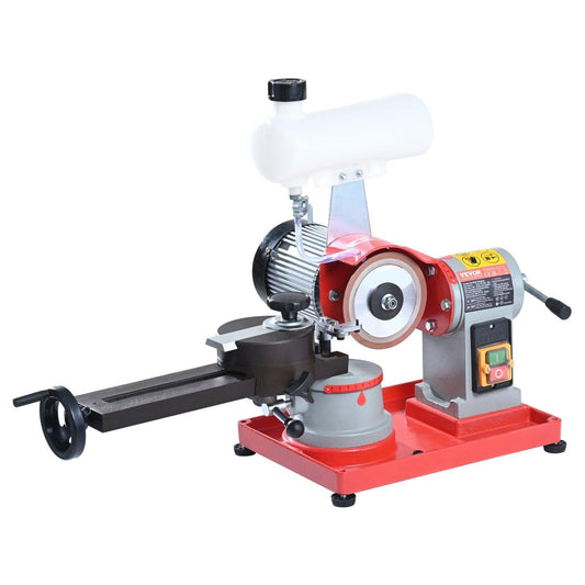Circular Saw Blade Sharpener, 370W Saw Blade Grinding with Water Injection, Water Injection Circular Saw Blade Sharpening & 6 Saw Centerings, 5-inch Grinding Wheel for Carbide Tipped Saw Blades.