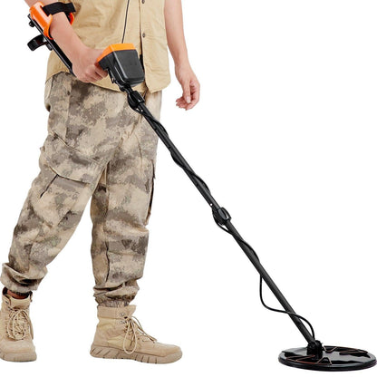 Metal Detector for Adults&Kids, 250mm, Professional Adjustable Higher Accuracy Gold Detector, IP68 Waterproof Coil with LCD Display 7 Modes Advanced DSP Chip, for Detecting Gold Treasure Hunting.