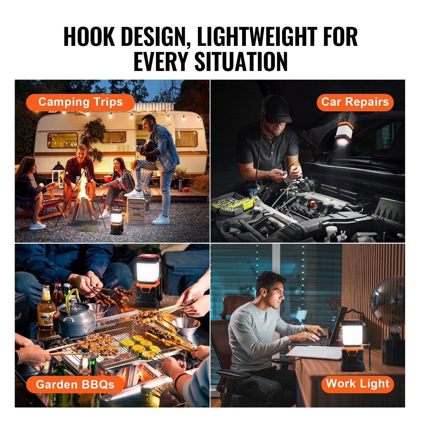 LED Camping Lantern Battery Powered All-in-one for Exceptional Experience.