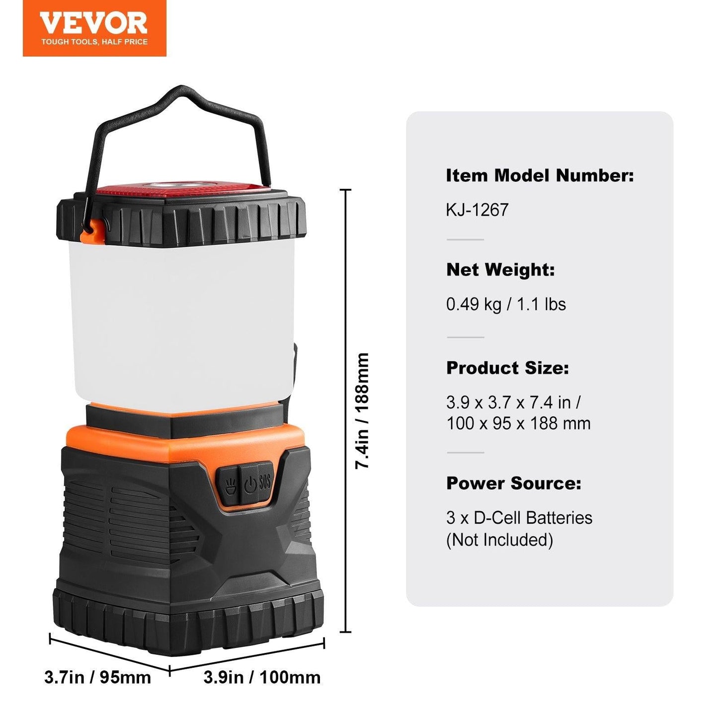 LED Camping Lantern Battery Powered All-in-one for Exceptional Experience.