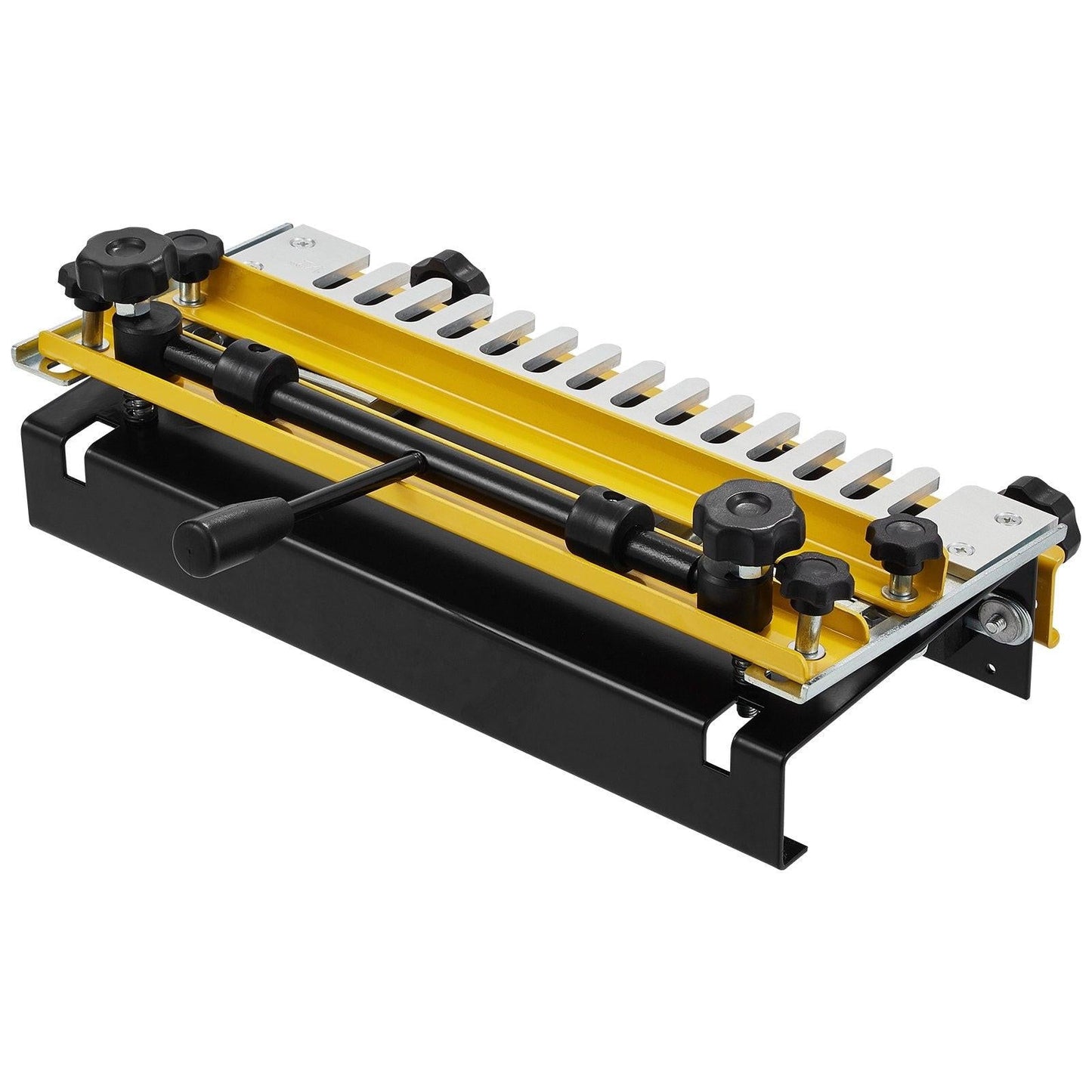 Dovetail Jig, 310 mm Width, Dove Tailing Router Jigs with 4 Router Bits & 6 Templates, Precise Alignment Dove Tail Jig, Mortise and Tenon Woodworking Tools for Furniture & Wood Cabinet Making.