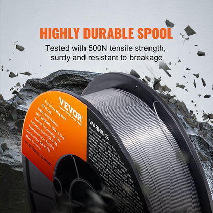 Flux Core Welding Wire, E71T-GS 0.030-inch 10LBS, Gasless Mild Steel MIG Welding Wire with Low Splatter for All Position Arc Welding and Outdoor Use.