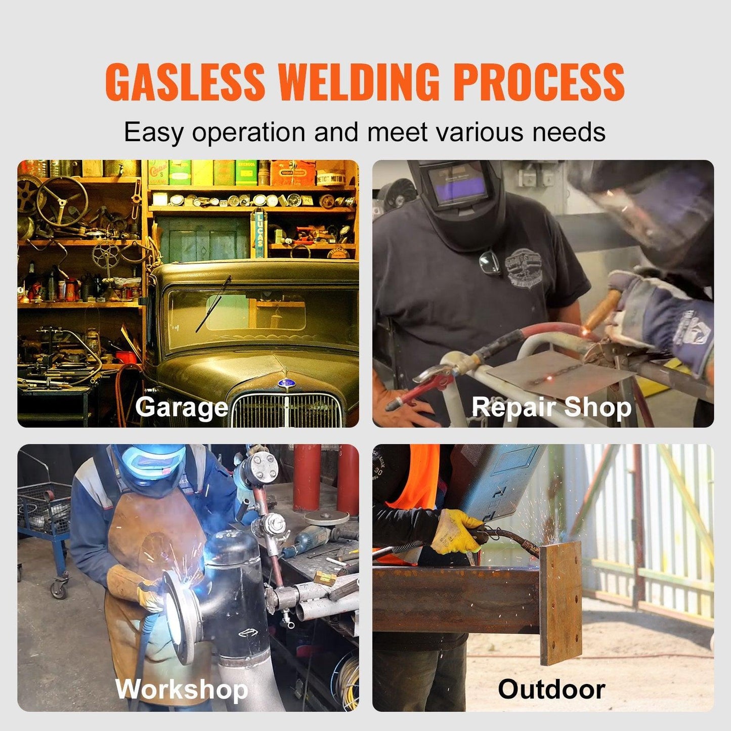 Flux Core Welding Wire, E71T-GS 0.030-inch 10LBS, Gasless Mild Steel MIG Welding Wire with Low Splatter for All Position Arc Welding and Outdoor Use.